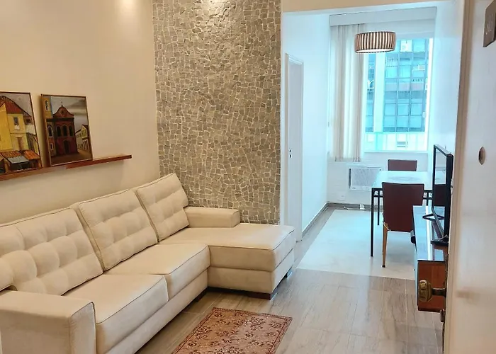 Apartamento De 2 Quartos A 3 Min Da Praia De Copacabana