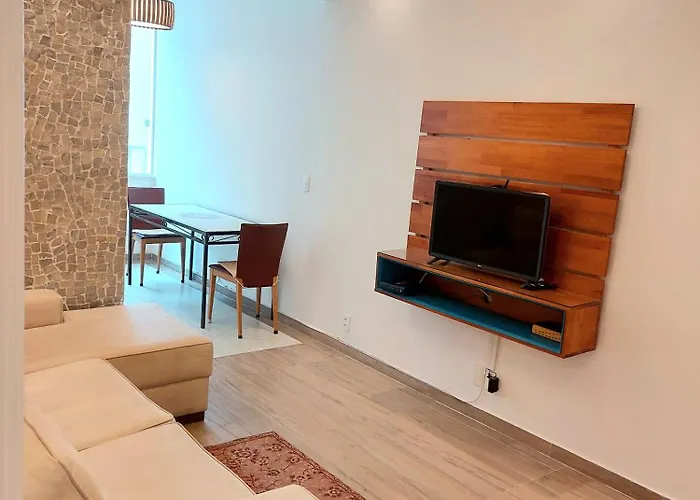 Apartamento De 2 Quartos A 3 Min Da Praia De Copacabana
